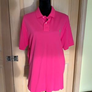 Men’s polo Ralph Lauren pink shirt